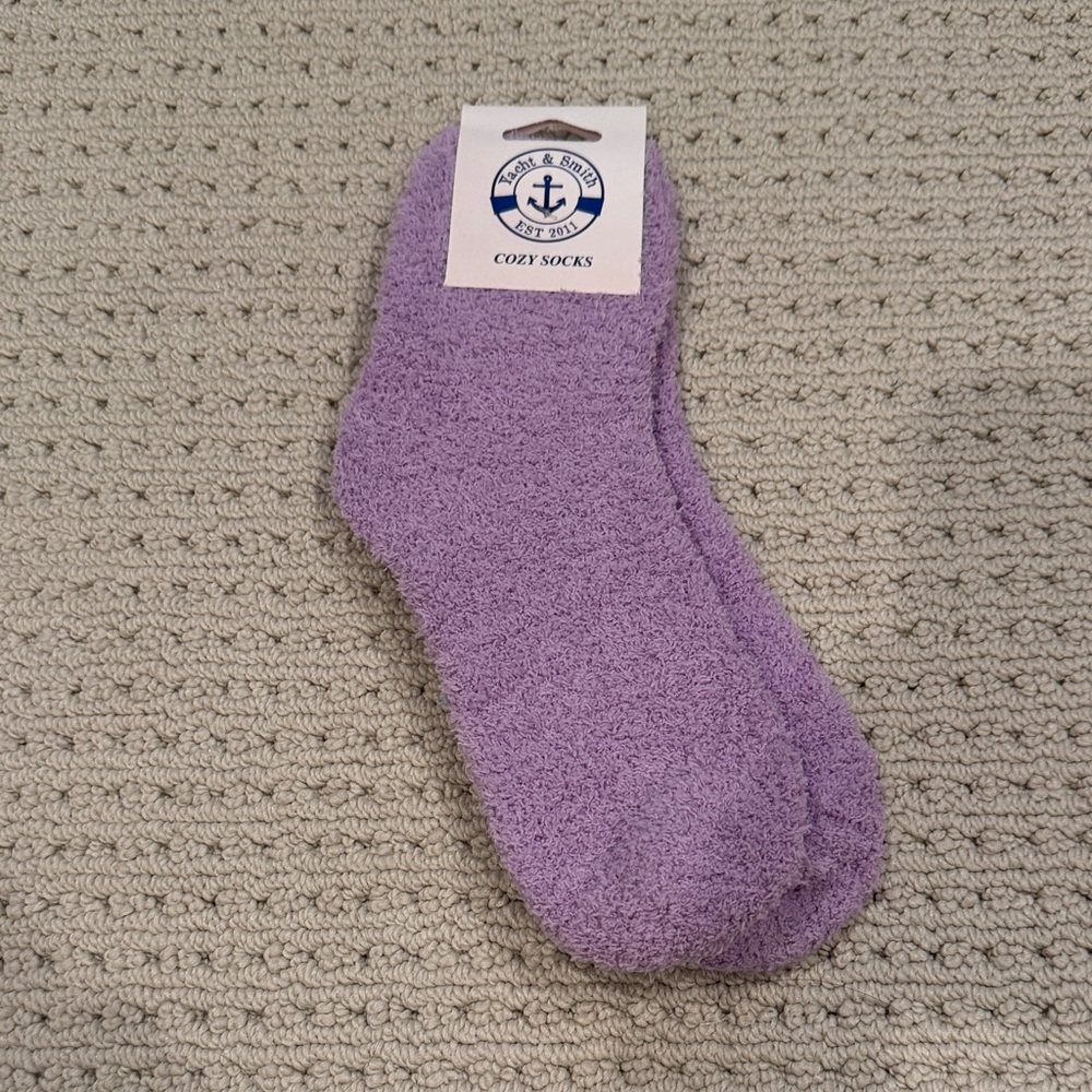 Yacht & Smith Purple Cozy Socks